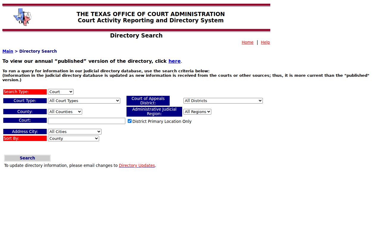 Collingsworth County warrant lookup: Texas court-directory search filters