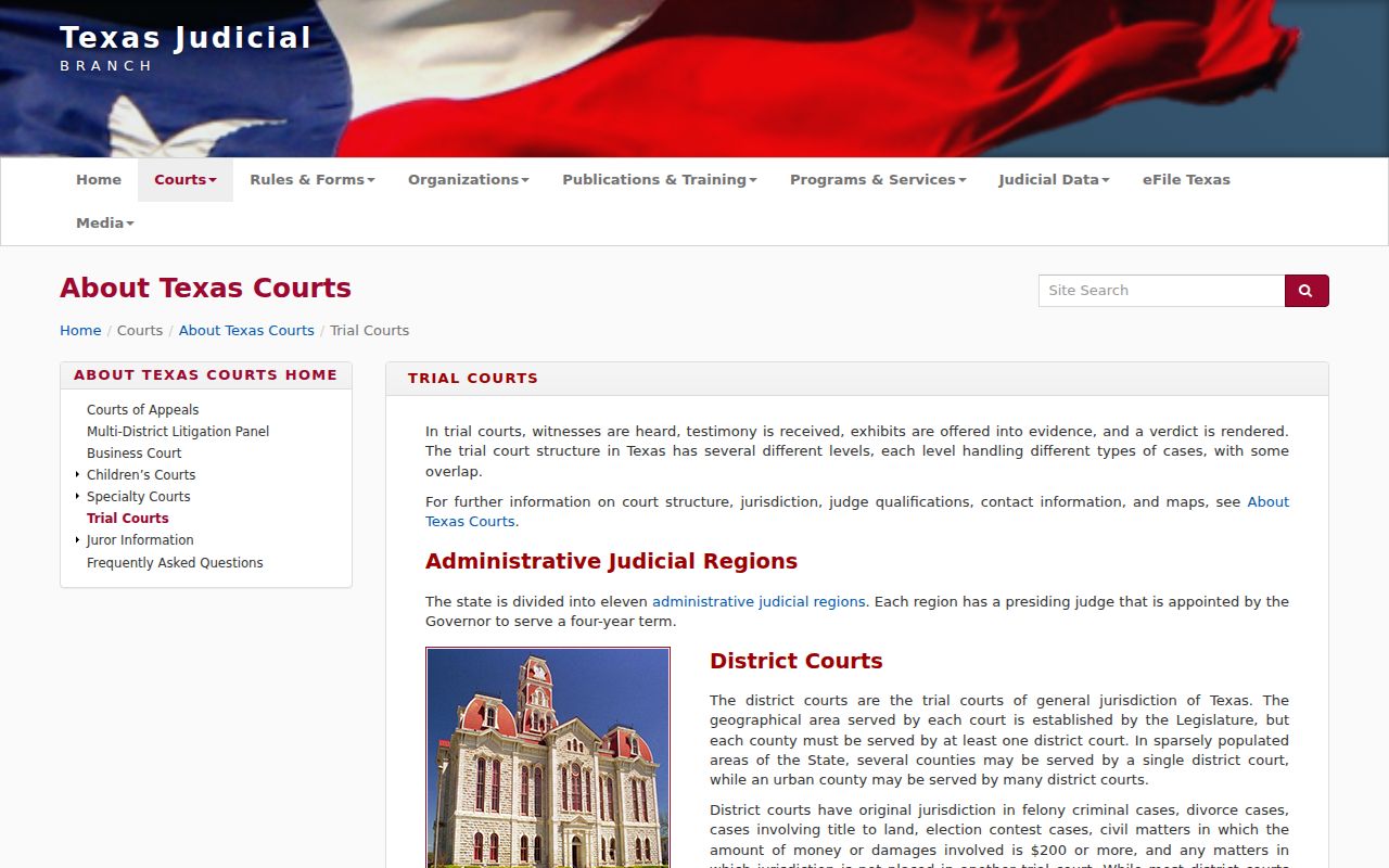 Collingsworth County warrant records: Texas trial-court levels